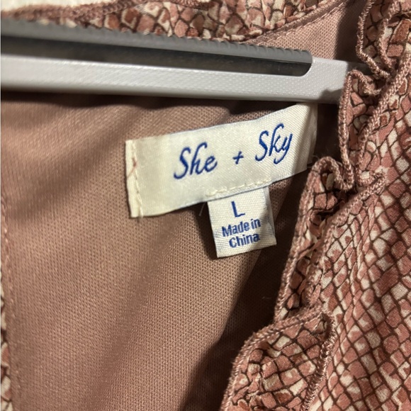 Boho Chic Ruffled Dress - Picture 2 of 3